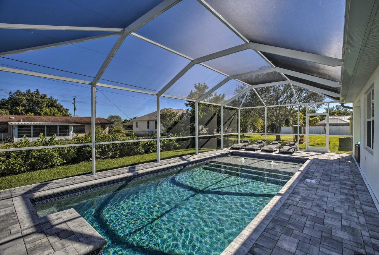 Modern Home With Heated Pool, 3 Mi To Beach เคปคอรัล ภายนอก รูปภาพ